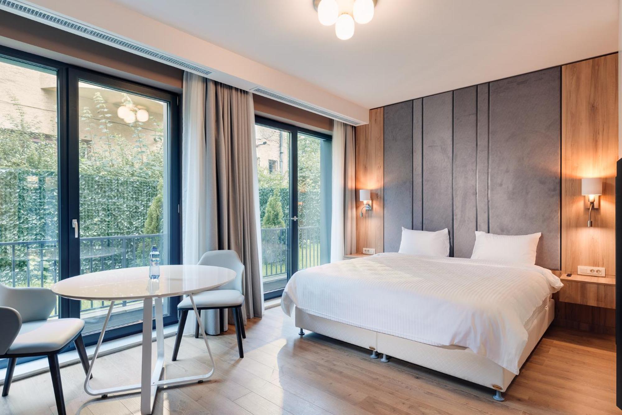 Syndicate Lodging Aparthotel Cluj Napoca Ruang foto
